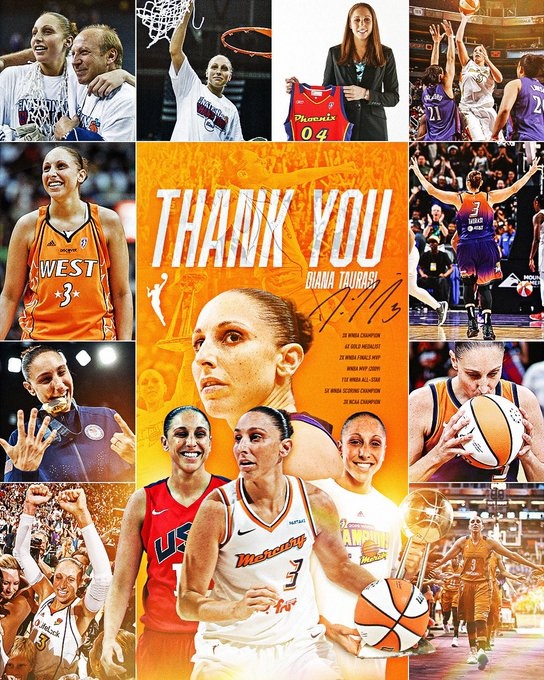 傳奇落幕！WNBA巨星陶樂西宣布退役 結(jié)束20年職業(yè)生涯